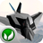 Missile air battle icon
