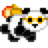 Retro Panda Lander icon