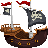 Pirate Boat icon