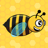 Bee jump icon