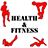 Health and fitness apps icon