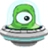 Flapy Alien green icon