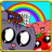 Rainbow Laser Cat icon