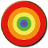 Rainbow Dartboard icon