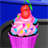 Double chocolate cupcakes icon