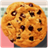 Sweet chocolate cookie icon