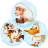 Baby Game: Bubble Animals icon