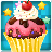 Cupcake yummy icon
