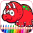 Dinosaur Coloring Game For Kid icon