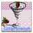 Glass of icecream icon