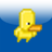 Duck jump icon