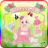 little cute girl dress up icon