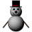 Skiing Snowman icon