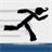 black runner icon