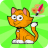 Cat Coloring icon