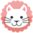 cat eat fish icon