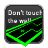 Dont touch the wall icon