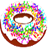 Donut hole in 1 icon