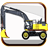 Excavator fun for kids icon