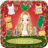 Merry christmas party dress up icon