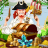 pirate treasure island icon