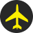 Plane-control icon