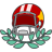 American FootBall Touch Down Pass icon