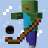 Hockey craft with zombies icon