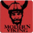 Modern viking icon