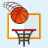 Thumb Basketball Toss icon