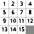 15 Puzzle icon