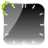 Crystal black clock icon
