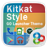 Kitkat Style GOLauncher EX Theme version v1.0
