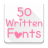 Fonts for FlipFont 50 Written version 3.2.6