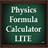 Physics Formula Calc LITE icon