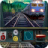 Train driving simulator icon