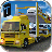 Car Transport Trailer 3D icon