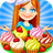 Scooty Girl Cup Cake Shop icon