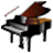 Piano instumentals icon