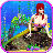 mermaid salon princess world icon