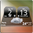 MIUI Dark Digital Weather Clock icon