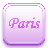 Night view of Paris icon
