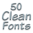 Clean Fonts 50 icon