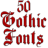 Gothic Fonts 50 3.14.1
