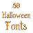 Halloween Fonts 50 icon