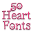 Hearts Fonts 50 icon
