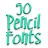 Pencil Fonts 50