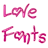 Love Fonts version 1.10
