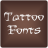 Tattoo Free Font Theme icon