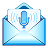 Write SMS by voice icon